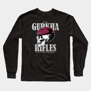 Royal Gurkha Rifles Airborne (distressed) Long Sleeve T-Shirt